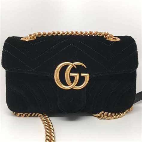 Gucci velvet marmont mini